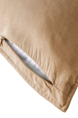 Taie d'oreiller en lyocell 120 fils/m² Lysandre - Camel