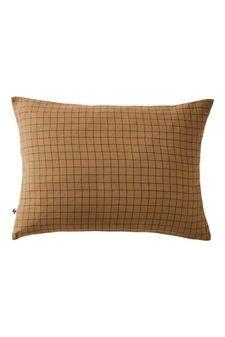 Taie d'oreiller Gaïa - Camel