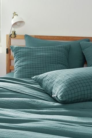 Taie d'oreiller Gaïa Mix - Canard