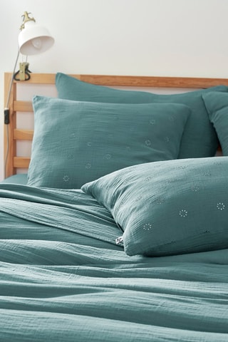 Taie d'oreiller Gaïa Boho - Canard