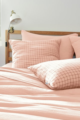 Taie d'oreiller Gaïa Mix - Guimauve