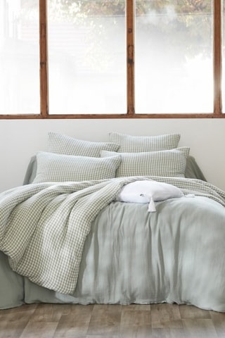 Housse de couette réversible Vickie - Bleu