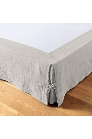 Cache-sommier en coton 125 g/m²- Gaïa - Nuage