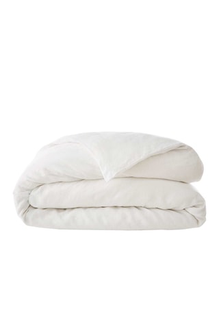 Housse de couette en lin Soline Craie