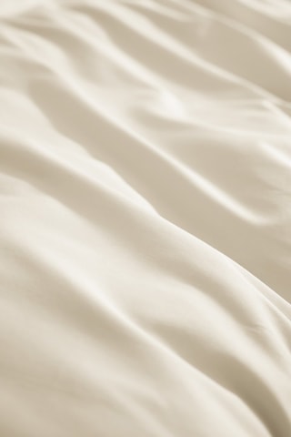 Housse de couette en percale de coton 80 fils/cm² Bally  - Sable