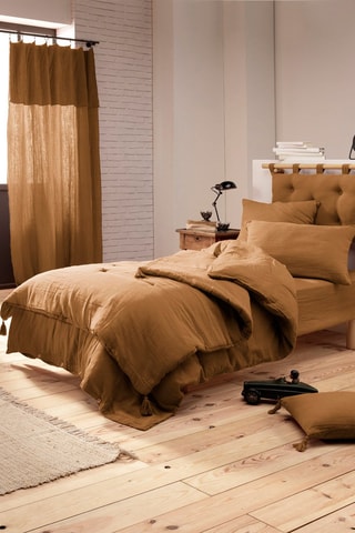 Housse de couette Gaïa - Camel