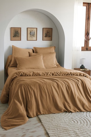 Housse de couette Lysandre - Camel