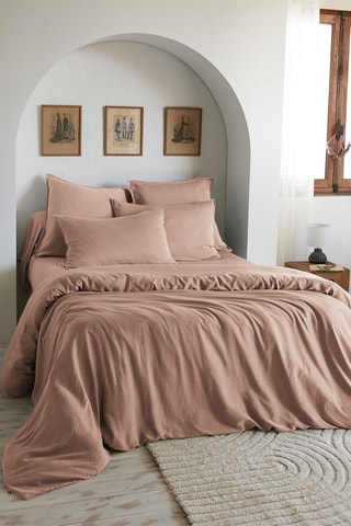 Housse de couette Lysandre - Vieux rose