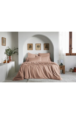 Housse de couette Lysandre - Vieux rose