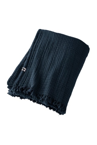 Plaid GaÏa - 130 x 160 cm - Minuit