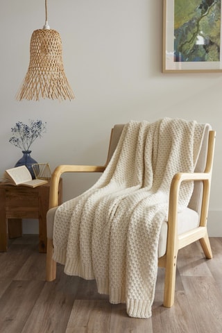 Plaid Olympia - Ivoire - 125 x 150 cm