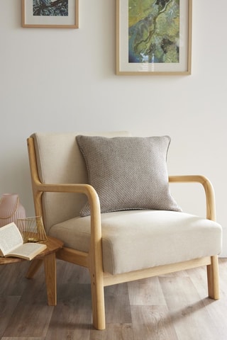 Coussin Atlas - Gris clair - 50 x 50 cm