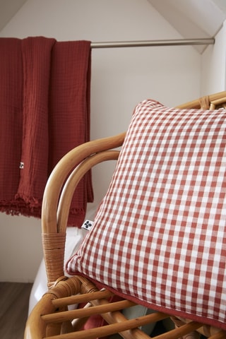 Coussin Vickie - 45 x 45 cm - Terracotta