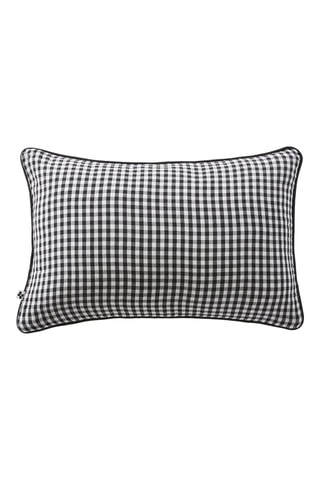 Coussin Vickie - Noir et blanc - 40 x 60 cm