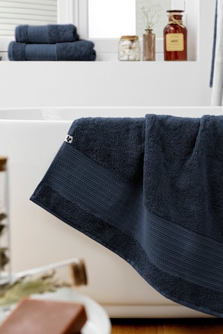 Drap de douche Garance - Minuit - 70 x 130 cm