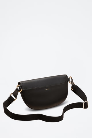 Riñonera de piel Claudia - Negro