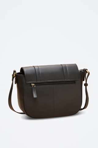 Bandolera de piel Flore - Negro