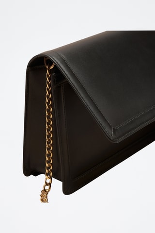 Bandolera de piel Hélène - Negro