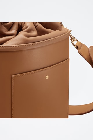 Bolso saco de piel Gwen - Camel