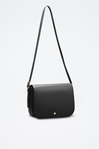 Bandolera de piel Adèle - Negro