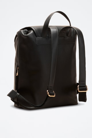 Mochila de piel Lola - Negro