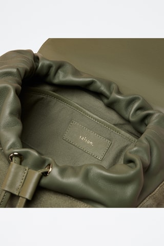 Mochila de piel Lola - Verde