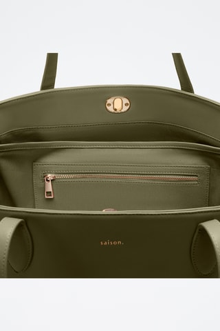 Bolso de piel Camille - Verde