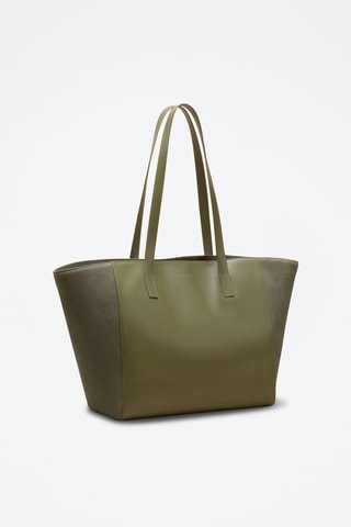 Bolso shopper de piel Lison - Verde