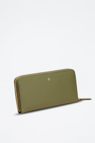 Cartera de piel Maya - Verde