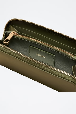 Cartera de piel Maya - Verde