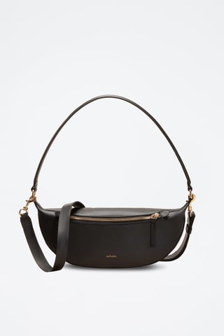 Bolso de piel Pia - Negro