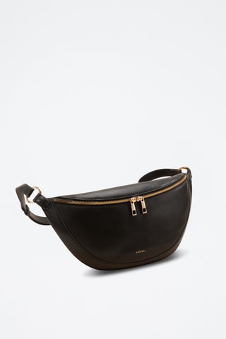 Riñonera de piel Cora - Negro