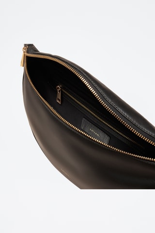 Riñonera de piel Cora - Negro