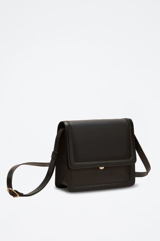 Bandolera de piel Anita - Negro