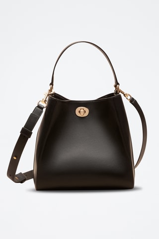 Bolso de piel Ada - Negro