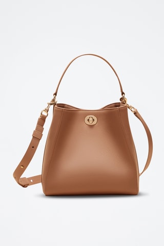 Bolso de piel Ada - Marrón claro