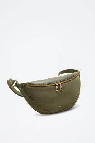 Riñonera de piel Cora - Verde