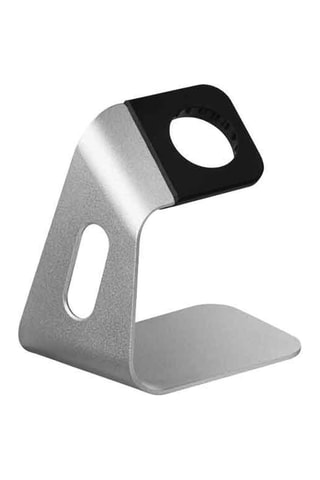 Socle de chargement Apple Watch - Acier inoxydable argenté