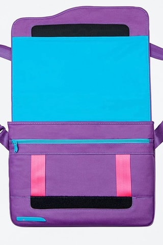 Sac BE.EZ Le Reporter - Bleu, violet et rose