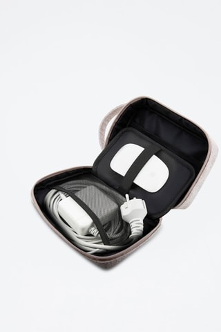 Sac de voyage Guess USB - Rose et gris