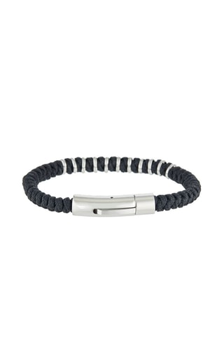 Armband Ring Bracelet Zilverkleurig en Zwart