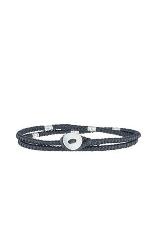 Armband Alloy Button Marineblauw