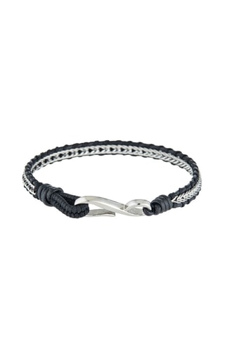 Armband Gentlemen Zwart en Zilverkleurig