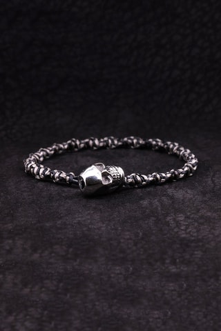 Armband Blackmood Zwart en Zilverkleurig