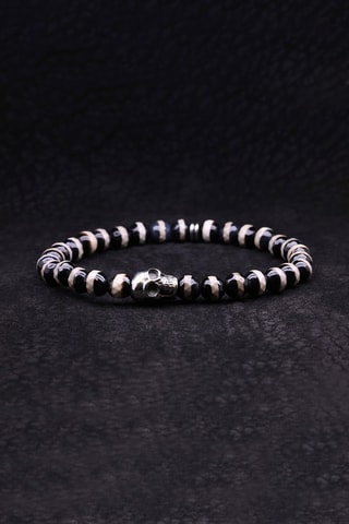 Armband Amaury Zwart en Beige