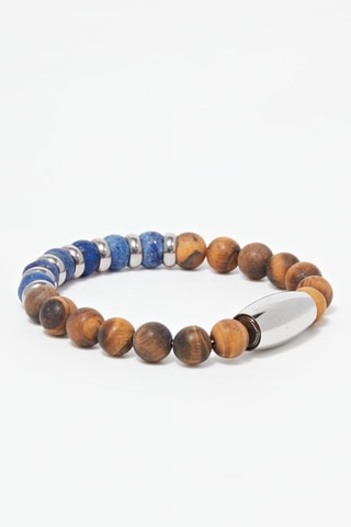 Armband Jules Naturel en Blauw