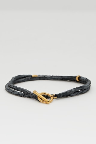 Armband Aden Grijs en Goudkleurig