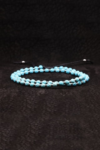 Armband Henry Turquoise en Zwart