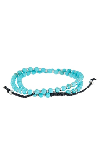 Armband Henry Turquoise en Zwart