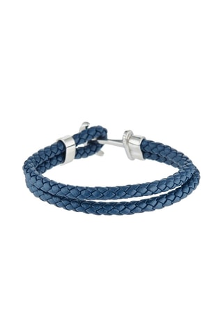 Armband Anchor Blauw en Zilverkleurig